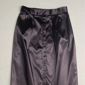 Dolce Gabbana Italy Satin Pencil Skirt
